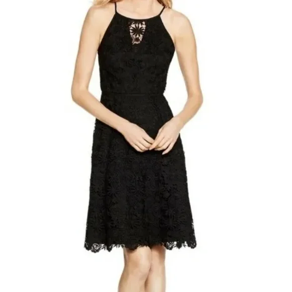 White House Black Market | Dresses | White House Black Market Lace Fit And Flare  Dress 6 | Poshmark